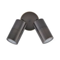 MR16 Exterior Wall Pillar Spot Lights (Rustic Brass) IP65