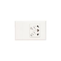 HPM Excel Shaver Outlet White