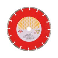 Diamond Cutting Disc | 125 mm Diameter | 80 m/s Max Speed | 10 Segments | by Wurth