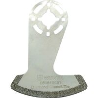 Saw Blade for Multi Cutter | Diamond Grout Removal | Crescent-Shaped Design | Gentle Cutting | by Wurth