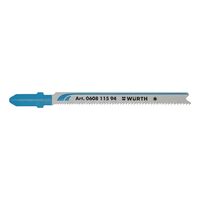 Metal Jigsaw Blade | T Shank Design | Curved Cuts for Thin Sheet Metals | 5 Pieces | by Wurth