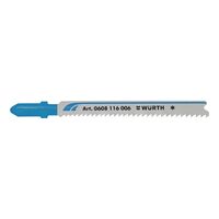 Metal Jigsaw Blade | Optimized Tooth Pitch | T Shank Connection | 5 Pieces | by Wurth