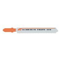Plastic Jigsaw Blade | T Shank Connection | 2.2 mm Teeth Spacing | 68 mm Working Length | @Pack of 3 | by Wurth