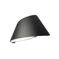 ATEN: LED Exterior Surface Mounted Curved Up/Down Wall Lights IP65