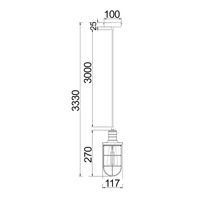 BLACKBAND Industrial Black Curved Bird Cage Pendant Light