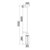 BLACKBAND Industrial Black Tubular Bird Cage Pendant Light