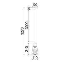 BLACKBAND Industrial Black Pear Shape Bird Cage Pendant Light