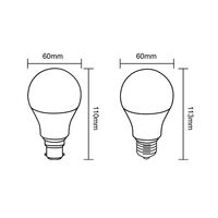 BUG: LED GLS(A60) Bug Globes (7W)