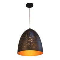 CELESTE: Bohemian Rustic Ellipse Shape Pendant Light