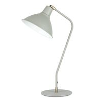 COLLO:  Cone Shade with Antique Brass Highlight Table Lamps