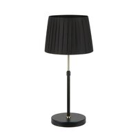 CRECER: Interior Slanted Pleated Shade Height Adjustable Table Lamps