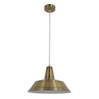 DIVO: Industrial Antique Brass Dome Pendant Light