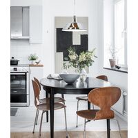 DIVO: Industrial Retro Dome Chrome Pendant Light