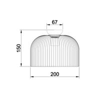 DIYVINTAJ: D.I.Y. Dome Ribbed Glass Batten Fix Ceiling Lights