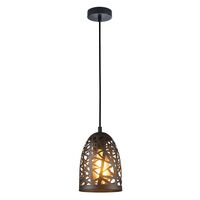 ESCAMA: Interior Iron Cage Ellipse Pendant Lights