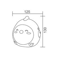 FRANGO: LED Tri-CCT Chicken Nightlight Dimmable USB DC 5V Rechargeable