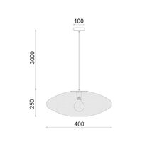 GOLPE: Modern Interior Small Oval Stainless Steel Pendant Lights