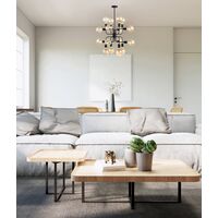 HEXADE: Interior Modern Abstract Pendant Light - 16 Lamps