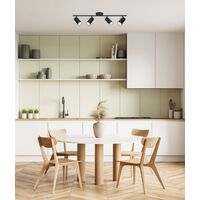 LENGAN: Interior Four Heads Adjustable Round Base Spot Lights