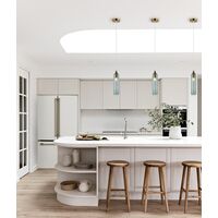 MANGA: Interior Glass Cylinder Pendant Lights