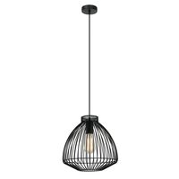 MANU: Modern Interior Cone (Concave) Wire Cage Pendant Lights