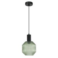 MARACA: Interior Glass Jar With Quadrilateral Segment Pendant Lights