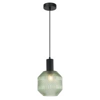 MARACA: Interior Glass Jar With Quadrilateral Segment Pendant Lights
