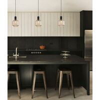 MARACA: Interior Glass Jar With Quadrilateral Segment Pendant Lights