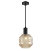MARACA: Interior Glass Jar With Quadrilateral Segment Pendant Lights