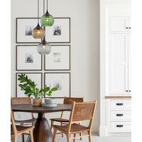 MARBRE: Modern Retro Interior Wine Glass Wavy Glass Pendant Lights