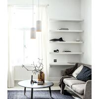 MODELLO: Modern Embossed Oblong Shape Pendant Lights