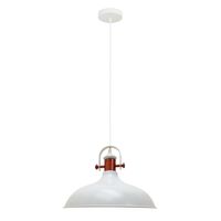 NARVIK: Industrial Scandinavian Dome Shape With Copper Plating Pendant Lights
