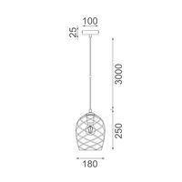 NETA: Interior Wine Glass Shade Segmented Pendant Lights