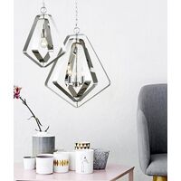 ORBITA: Bohemian Small Polished Nickel Hardware Pendant Light