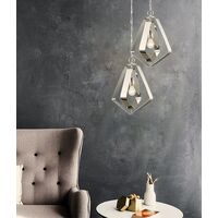 ORBITA: Bohemian Small Polished Nickel Hardware Pendant Light