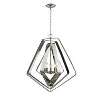 ORBITA: Bohemian Large Polished Nickel Hardware Pendant Light