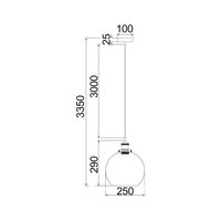 PESINI: Interior Wine Glass with Antique Brass/ Chrome Highlight Pendant Lights