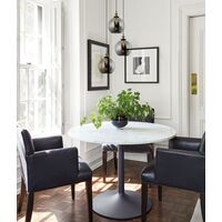 PESINI: Interior Wine Glass with Antique Brass/ Chrome Highlight Pendant Lights