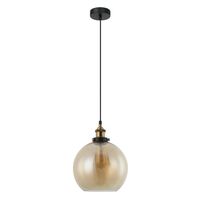 PESINI: Interior Wine Glass with Antique Brass/ Chrome Highlight Pendant Lights