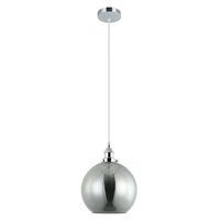 PESINI: Interior Wine Glass with Antique Brass/ Chrome Highlight Pendant Lights