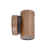 GU10 Exterior Wall Pillar Spot Lights (Aged Copper) IP54