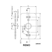 REMO: Surface Mounted LED Exterior Curved Up/Down Wall Lights IP54