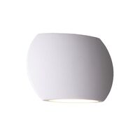 REMO: Surface Mounted LED Exterior Curved Up/Down Wall Lights IP54
