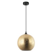 ROCHE: Interior Wine Glass Shape Matte Gold / Chrome Glass Pendant Lights