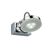 SEATTLE: City Series LED Interior Single Adjustable Chrome Wall Light