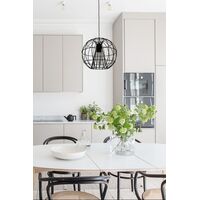 SENTINEL: Modern Minimalist Round Cage Pendant Lights