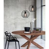 SENTINEL: Modern Minimalist Round Cage Pendant Lights