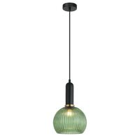 VINTAJ: Interior Wine Glass Shape Ribbed Glass Pendant Lights