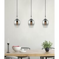 VINUM: Interior Wine Glass Shape Colour Fading Effect Glass Pendant Lights