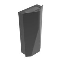 WIGTRI: Exterior LED Tri-CCT Surface Mounted Featured Up/Down Wall Lights IP65